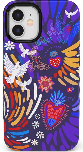 Vista 17 de Funda Casely para iPhone 12 Mini Todo lo que necesitas es amor Beatles Compatible con MagSafe Diseño protector audaz