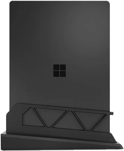 Vista 2 de Brydge Surface - Base vertical para laptop de 15 pulgadas (3 y 4) pantallas 4K duales (HDMI x 2), discos duros externos (USB-A 2.0 x 1) y paso