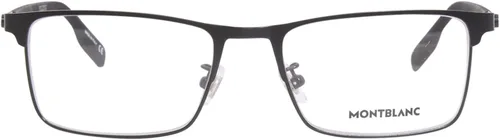 Vista 2 de Gafas de sol Montblanc MB 0187 O- 001 negrotransparente, Negro Transparente Negro