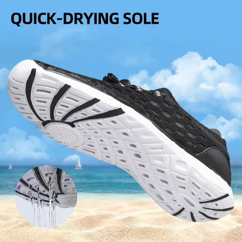 Vista 2 de DOUSSPRT Zapatos acuáticos deportivos de secado rápido para mujer