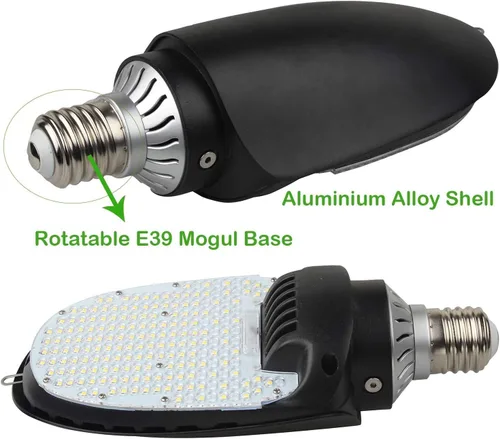 Vista 7 de Bombilla LED de reacondicionamiento de pala, 75 W/95 W/115 W de potencia seleccionable, 16,100 lm 5000 K luz diurna, base Mogul E39, reemplazo