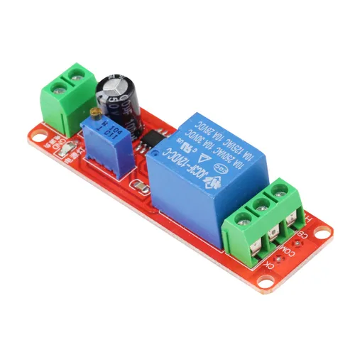 Vista 4 de 3 unids NE555 DC 12V 0-10 segundos temporizador de retardo ajustable relé interruptor módulo convertidor corriente constante para sistema de control