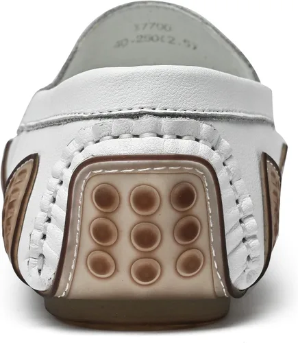 Vista 5 de Mocasines casuales para hombre, mocasines para conducir, mocasines Penny con suela de goma, suaves y ligeros, zapatos planos sin barco..