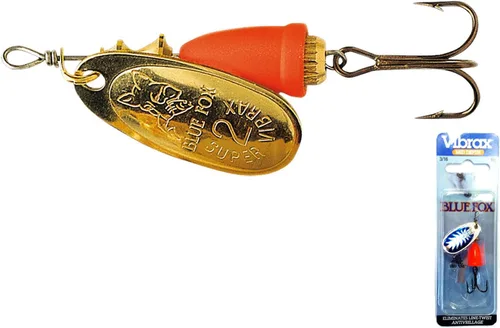 Vista 27 de BLUE FOX Classic Vibrax, señuelo giratorio en línea para trucha lubina y salmón Premium Pesca Spinner