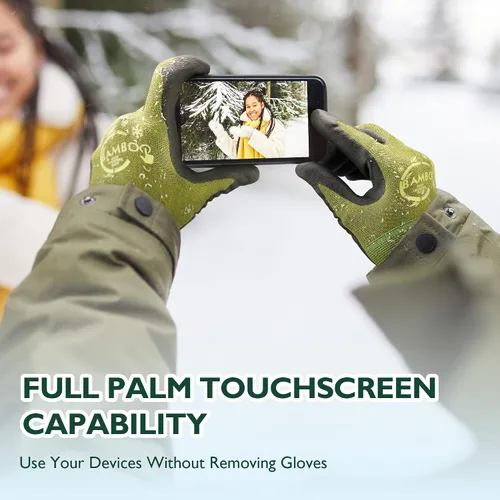 Vista 3 de COOLJOB Gardening Working Gloves, Touchscreen, Nitrile Coated