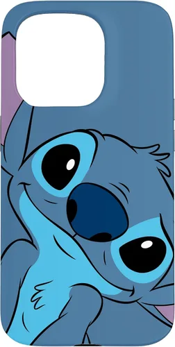 Vista 21 de Disney Lilo y Stitch Linda Carátula de Stitch en Color Gris Pizarra para iPhone 17
