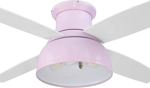 Vista 12 de Prominence Home Edora, 51674-01 - Ventilador de techo LED de estilo industrial de 52 pulgadas con luz, control remoto, 4 aspas modernas, motor