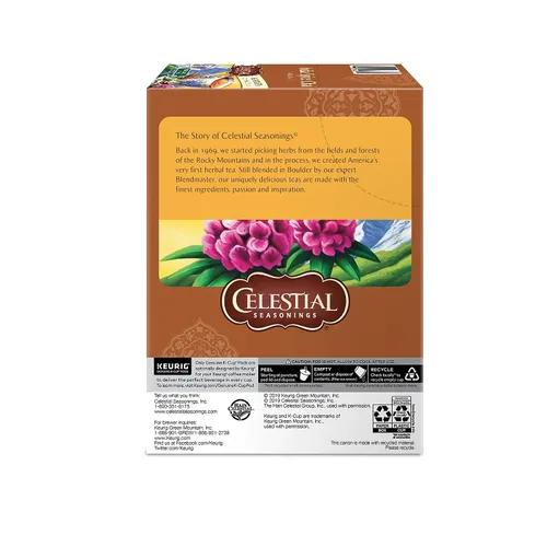 Vista 6 de Celestial Seasonings - Té de hierbas con canela y manzanas, 24
