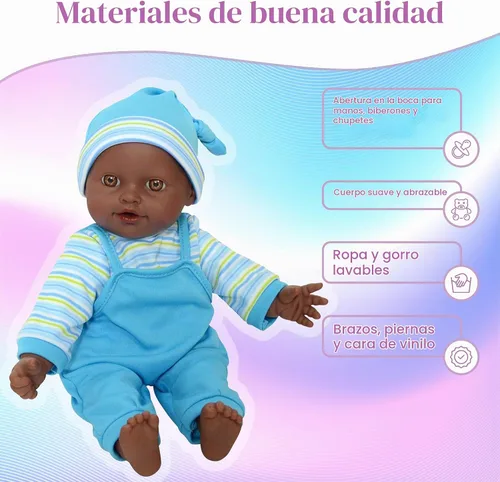 Vista 5 de The New York Doll Collection Muñecas gemelas (afroamericanas)