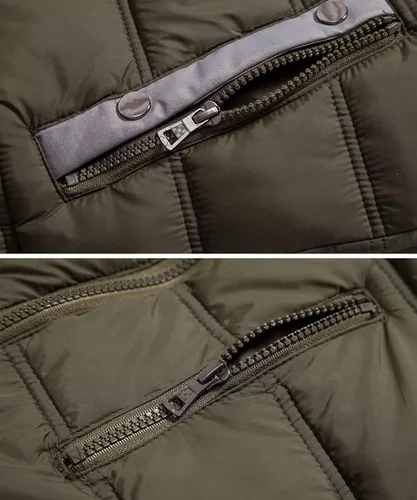 Vista 8 de Msmsse Chalecos de invierno para hombre ropa de abrigo extraíble con capucha