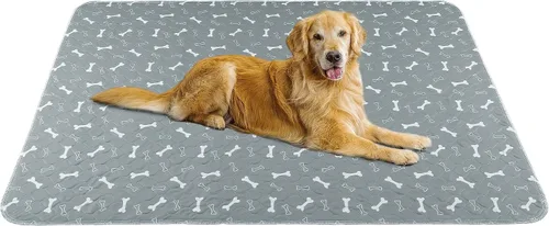 Vista 15 de Almohadillas lavables para orina para perros, paquete de 2 almohadillas reutilizables para cachorros, almohadillas de orina de perro de rápida