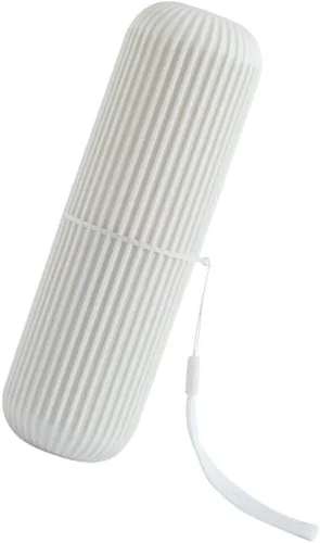 Vista 6 de GLEAVI Tootpaste - Soporte portátil para cepillos de dientes, estuche de viaje para pasta de dientes, contenedor de plástico para cepillos