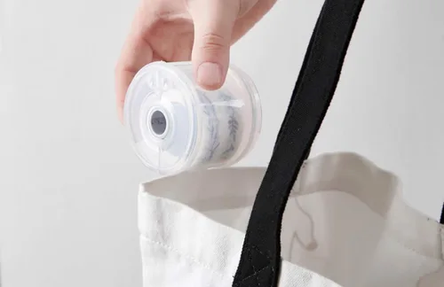 Vista 3 de YUBBAEX Washi - Dispensador de cinta dispensadora de cinta organizador de plástico portátil para artes, manualidades, suministros de diario, álbumes
