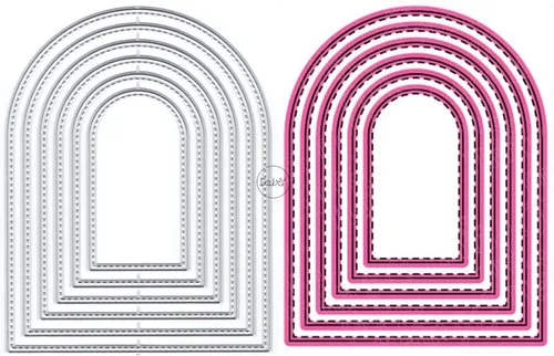 Vista 25 de DzIxY Troqueles de corte de metal con borde de encaje para kit de fabricación de tarjetas, troqueles de papel de relieve, plantillas de máquina de 10