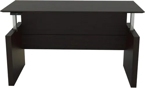 Vista 4 de Medina Escritorio recto de altura ajustable de 72 pulgadas, moca Laminado Mocha