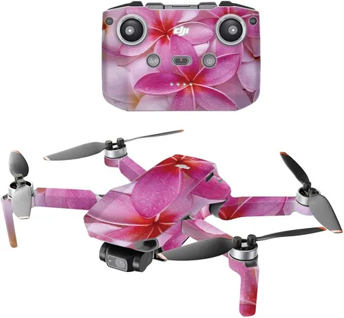 Vista 20 de MightySkins - Compatible con DJI Mini 2 Dron portátil - Blue Petals Funda protectora de vinilo duradera y única Fácil de aplicar, quitar