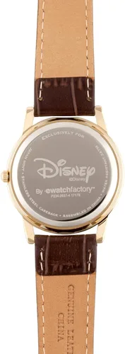 Vista 3 de Disney Mickey Mouse Adult Classic Cardiff Articulating Hands Analog Quartz Leather Strap Watch