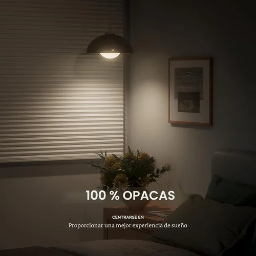 Vista 5 de Boolegon Persianas Sin Taladro para Ventanas Persianas Celulares Opacas Sin Cables Sin Herramientas Persianas de Panal Bajar Fácil Instalación