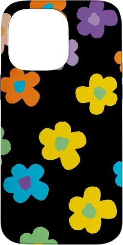 Vista 21 de Cute Flower Pattern Multicolor Wildflower Floral Yellow Case for iPhone 17