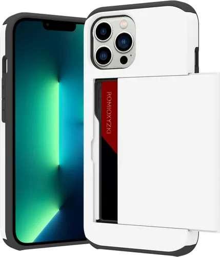 Vista 39 de ZIYE Funda tipo cartera para iPhone 16 Plus con tarjetero, antiarañazos de doble capa con bolsillo oculto, funda a prueba de golpes compatible