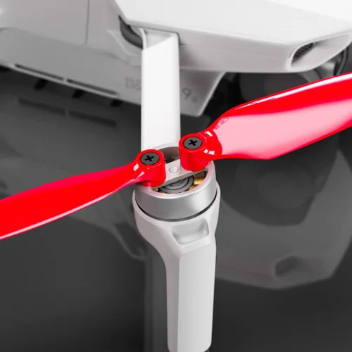 Vista 6 de Master Airscrew Bundle - Hélices Stealth para DJI Mini 2, Mini 2 SE, Mini SE y Mini 4K - Rojo + Azul