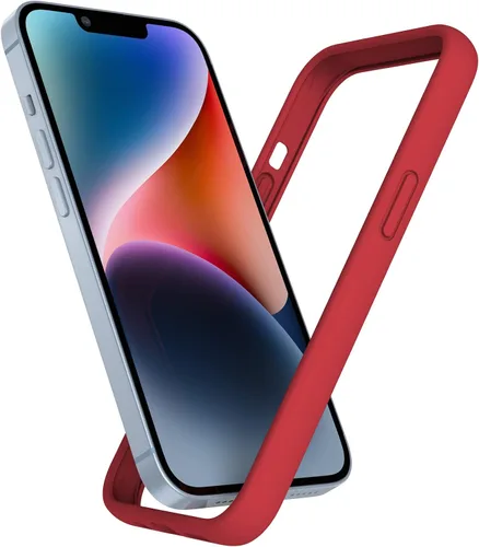 Vista 13 de Funda de silicona líquida para iPhone 12/12 Pro de 6.1 pulgadas, color negro [Absorción de golpes] [Protección de borde elevado]