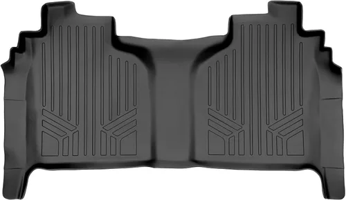 Vista 12 de MAXLINER - Juego de alfombrillas de suelo de ajuste personalizado de 2 filas compatibles con Chevrolet Silverado 1500 2007-2013