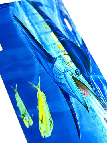 Vista 8 de Lobo Lures Mark Ray Bill Buster Blue Marlin Placa Novedad Big Game Trofeo Agua Salada Fish #LPGLifestyle