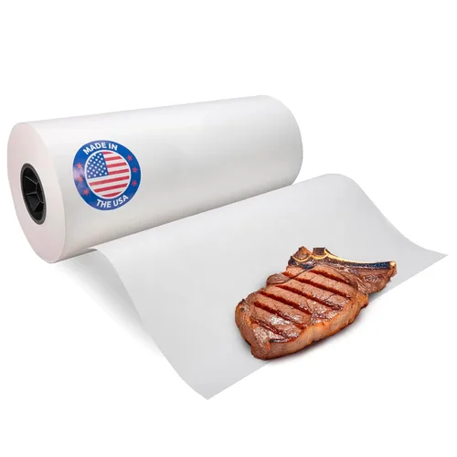 Vista 30 de Papel de carnicero negro de 18 x 2160 pulgadas (180 pies) – Rollo de papel de carnicero natural hecho en Estados Unidos para carne y pescado, sin