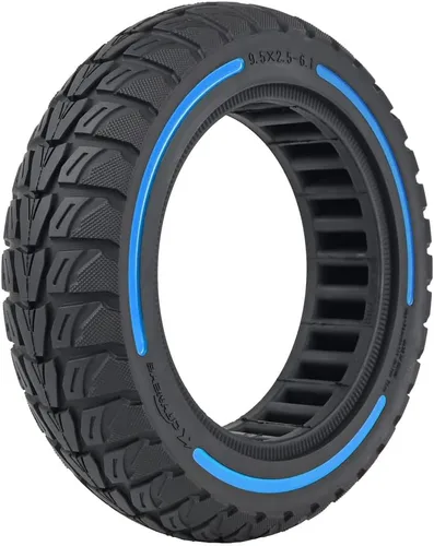 Vista 16 de Reemplazo de neumático sólido todoterreno de 9.5 x 2.5-6.1 para NIU KQi3 Pro/Max/Sport Scooter - Sin pinchazos, mantenimiento sin complicaciones