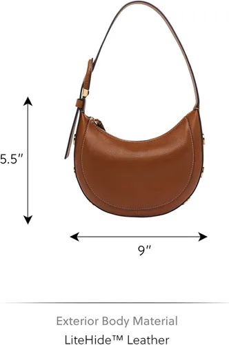 Vista 5 de Fossil Bolso de mano Harwell Crescent de cuero para mujer