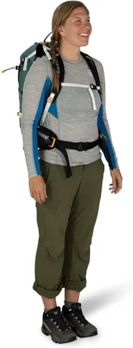 Vista 7 de Osprey Sirrus 24L - Mochila de senderismo para mujer, color gris Tunnel Vision Gris