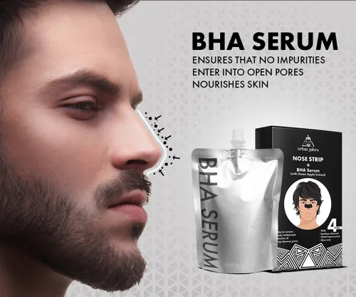 Vista 3 de urbangabru Tira nasal con suero BHA Tiras nasales para puntos negros, removedor de puntos blancos (4 tiras) Limpiador de poros con extractos