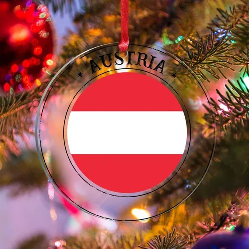 Vista 18 de Bandera de Albania, silueta de adorno de Navidad para niños, bandera nacional, recuerdo, decoraciones de Navidad de Albania, regalos de recuerdo