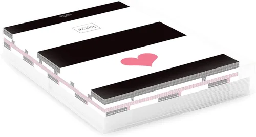 Vista 6 de 36 tarjetas de San Valentín con sobres, surtido de tarjetas de San Valentín de 4 x 6 pulgadas, 6 diseños de corazones, tarjetas románticas