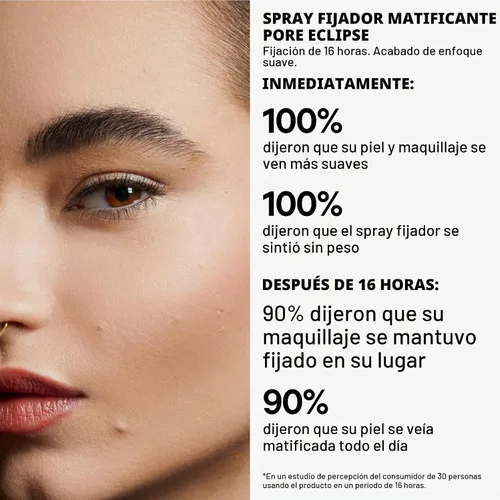 Vista 2 de Milk Makeup Pore Eclipse Matte Setting Spray – Blurs Pores, Controls Shine + Sets Makeup for Up to 16 Hours – Long-Lasting, Oil + Alcohol-Free
