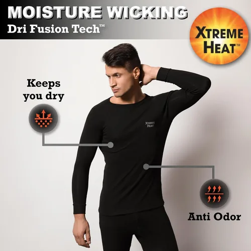 Vista 4 de Conjunto de capa base para hombre, parte superior e inferior, camisas de compresión para hombres, pantalones de compresión para hombre, protector