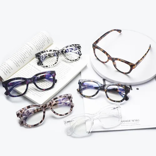 Vista 5 de Anteojos progresivos de lectura multienfoque para mujer, con bloqueo de luz azul, lentes para lectura de computadora