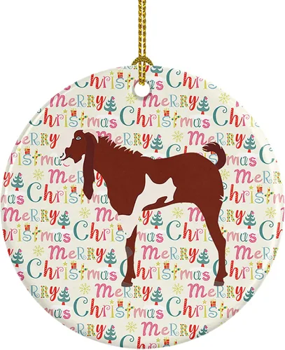 Vista 141 de Caroline's Treasures Adorno de cerámica de avestruz común para árbol de Navidad, decoración colgante para el hogar, Navidad, vacaciones, fiesta