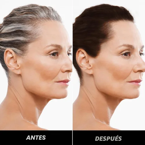 Vista 2 de Barra de retoque de cabello, barra de cubierta de cabello gris instantáneo, peine integrado para mezcla sin costuras, corrector crema, cubierta