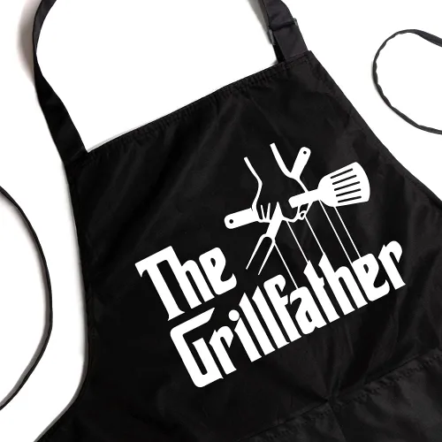 Vista 3 de DYJYBMY Funny Kitchen Apron, Waterproof Kitchen Apron, Birthday Gifts for Mom Dad Chefs