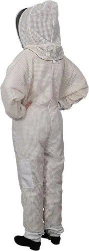 Vista 4 de Humble Bee 421 Aero - Traje de apicultura con visor plegable, XXS, bronceaso (Field Tan)
