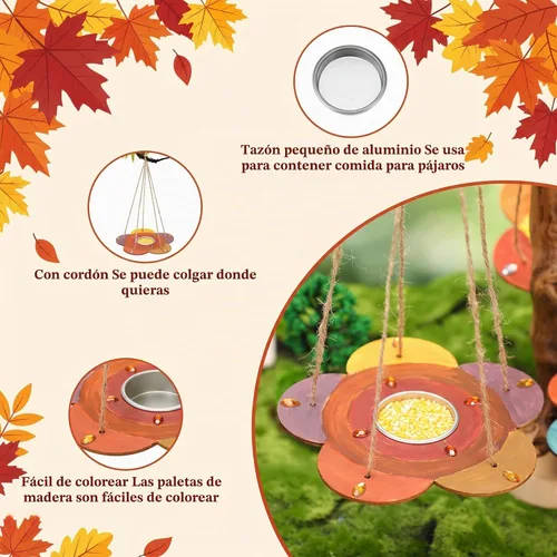 Vista 3 de DoubleFill - Kit de manualidades para comedero de pájaros para niños