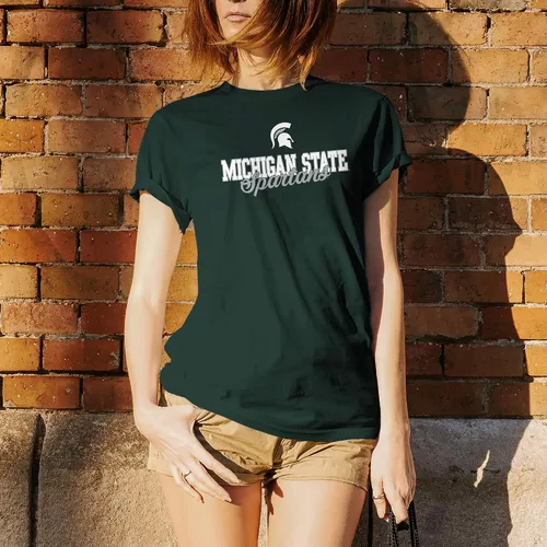 Vista 5 de NCAA Fresh Script, camiseta de color del equipo, universidad, universidad