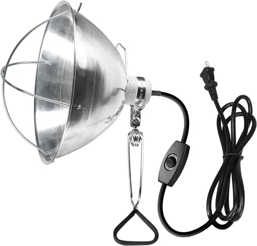 Vista 12 de Simple Deluxe - Lámpara de techo con abrazadera de 5.5 pulgadas con reflector de aluminio de hasta 60 W, casquillo E26 (sin foco incluido), cable