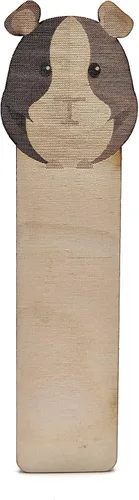 Vista 7 de Marcador de madera grabado con oso Marcalibros geométrico de madera de abedul báltico ¡Gran idea de regalo!