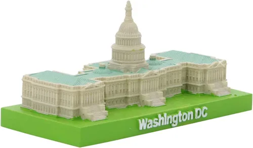 Vista 3 de Estatua de la réplica del edificio del Capitolio de los Estados Unidos de 3.7