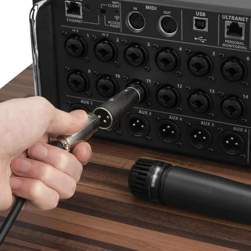 Vista 5 de GEEKRIA Adaptador de cable de micrófono TRS macho para Creators XLR macho a 1/4 de pulgada (0.250 in), compatible con Shure SM57, SM7B, MV7, PGA48