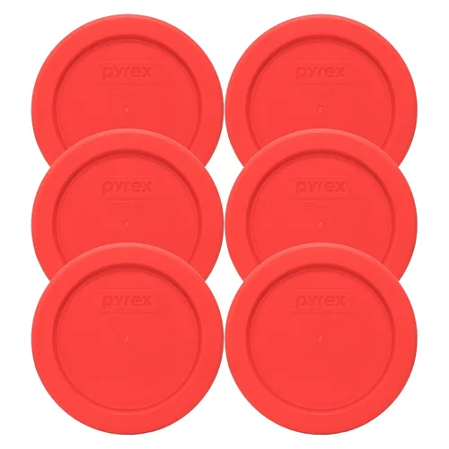 Vista 3 de Pyrex 7202-PC (1 taza) Tapa roja para almacenamiento de alimentos