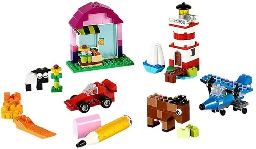 Vista 2 de LEGO 10692 bloques de encastre, clásicos ladrillos creativos, juego de aprendizaje